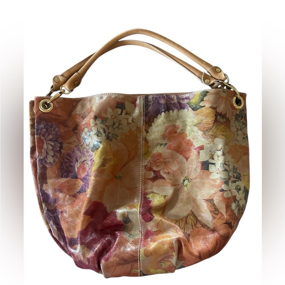 Maurizio Taiuti Leather Floral Purse Handbag Made in Italy Shoulder Bag NWOT - Picture 2 of 11